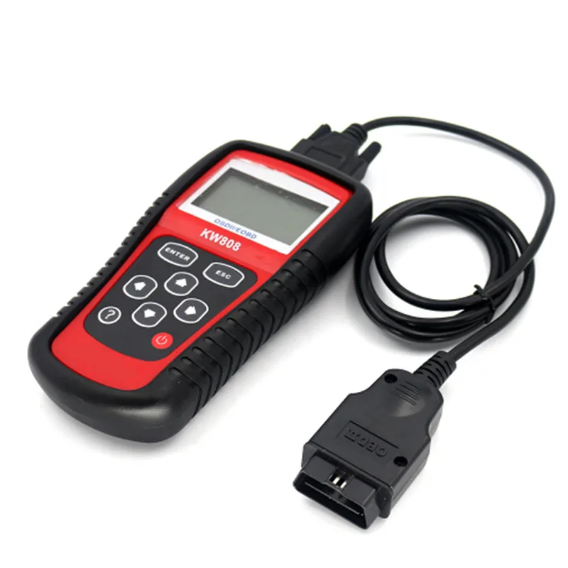 Kingslims Новый универсальный OBDII EOBD OBD2 сканер KW808 автомобильный Основной код