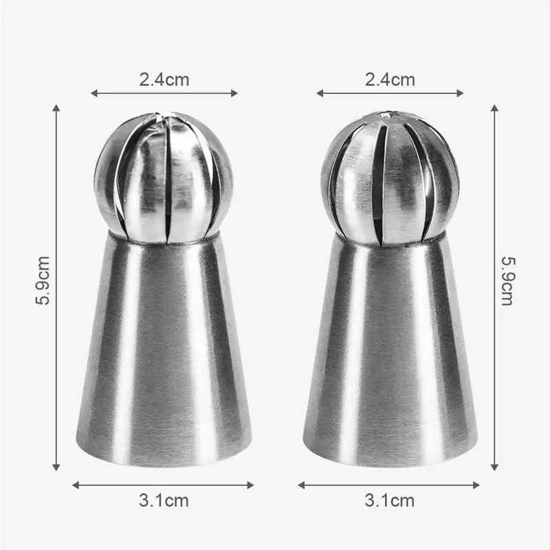 2 шт./компл. русский Сфера крем для глазировки насадка декорирования торта