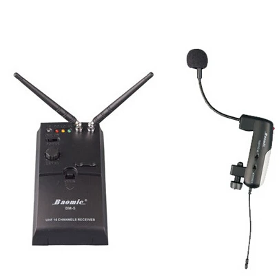 Оригинальный Baomic BM 5/S3 UHF беспроводной микрофон для скрипки/скрипки