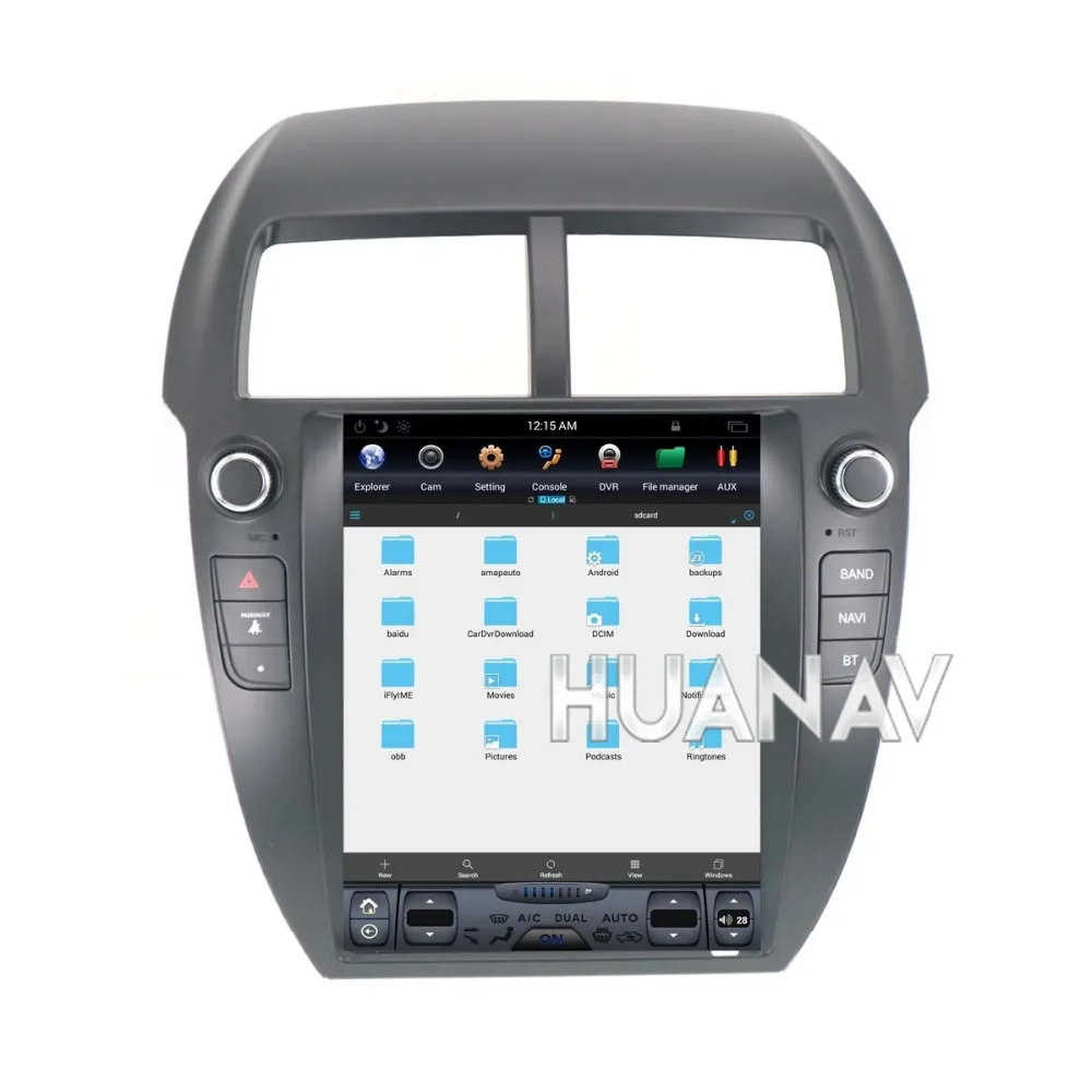 Автомобильный GPS-навигатор в стиле Tesla для MITSUBISHI ASX RVR Outlander Sport 2010-2014 радио без