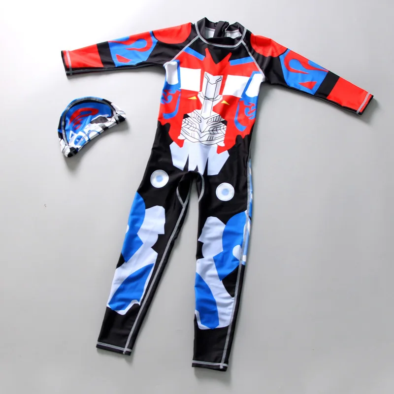 Детский купальный костюм UPF50 + Rashguard с длинными рукавами для серфинга и детский