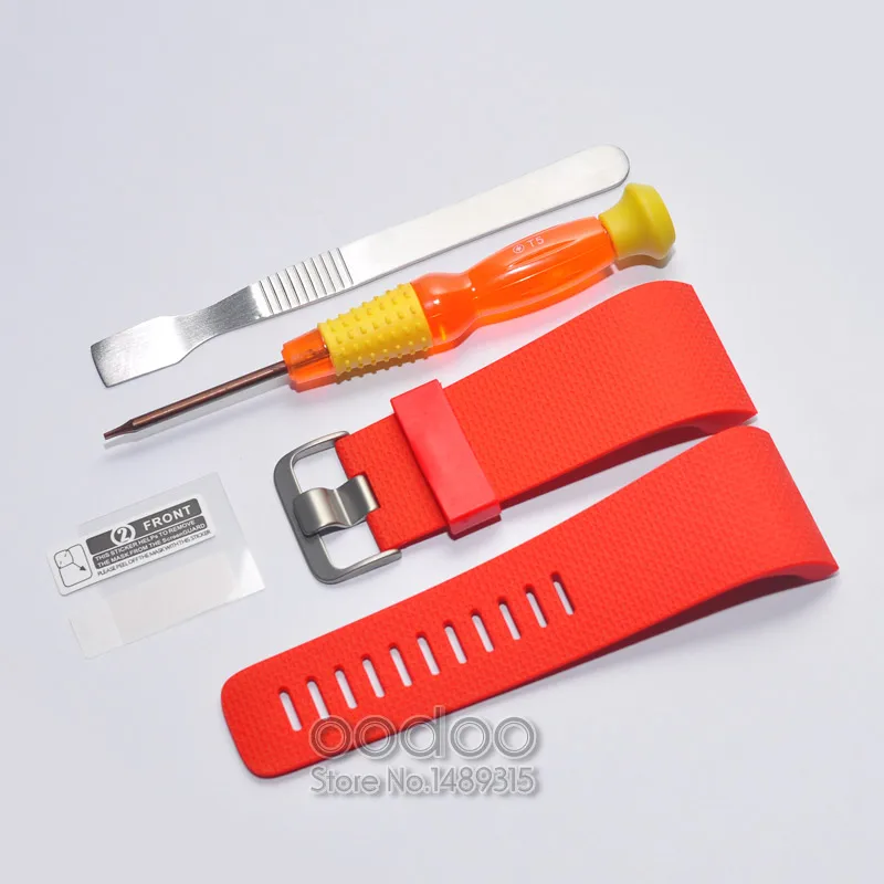 Силиконовые замена часы наручные ремешок для fitbit surge группы силиконовые полосы