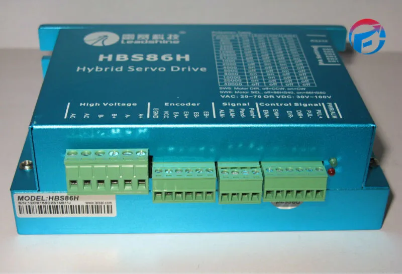 Leadshine Nema34 8Nm 1133oz in гибридный шаговый двигатель привод комплект 86HSM85 E1 1000 + HBS86H