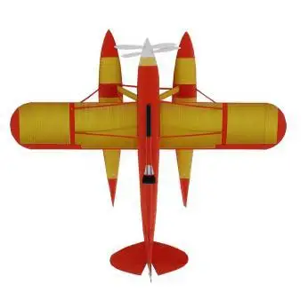 Модель Seaplane Macchi M.C.72 из 3D бумаги модель воздушной сделай сам оригами искусство