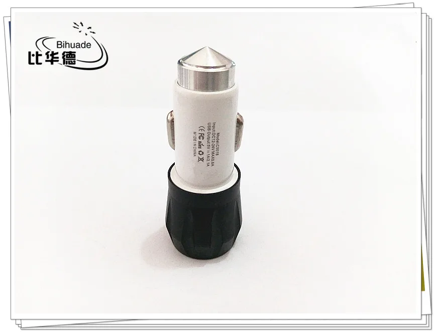 Новое поступление автомобильное зарядное устройство BIHUADE Внешнее с 2 USB