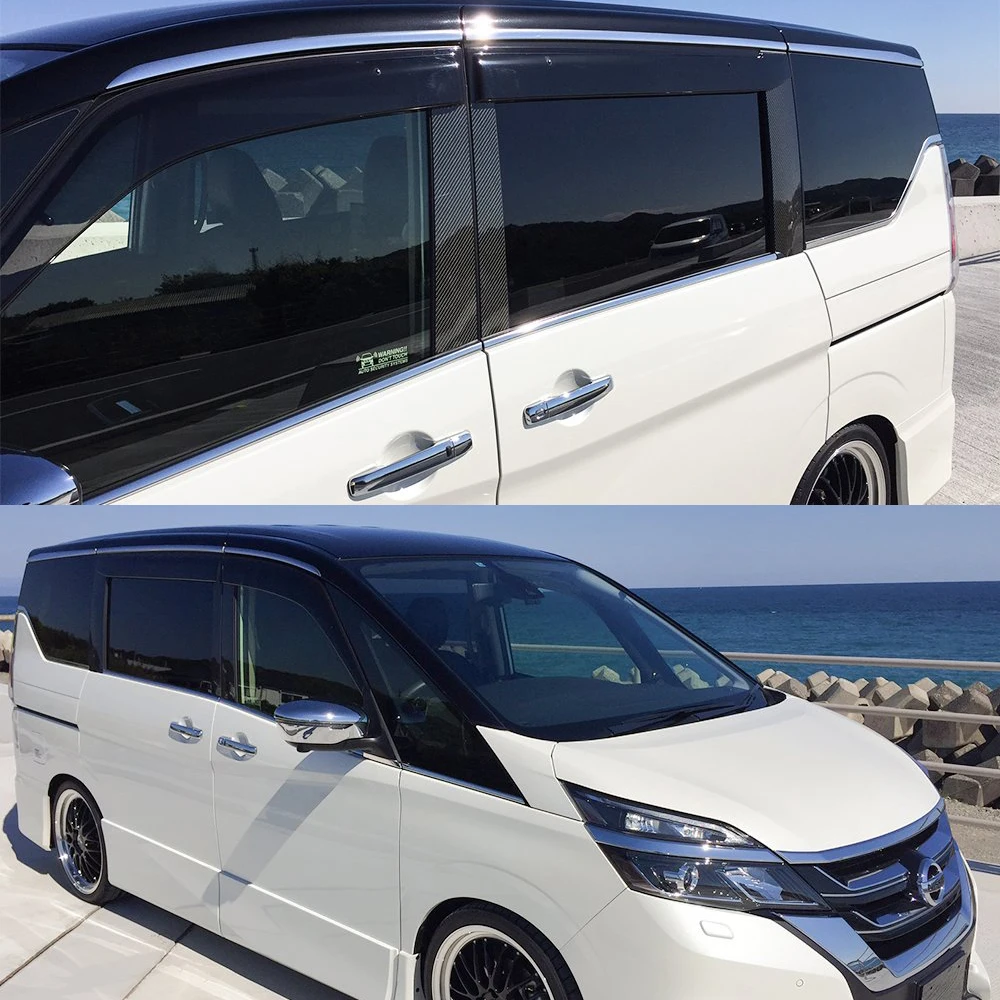 Крышка Uper для окон JY 8 шт. SUS304 нержавеющая сталь Стайлинг автомобиля аксессуары