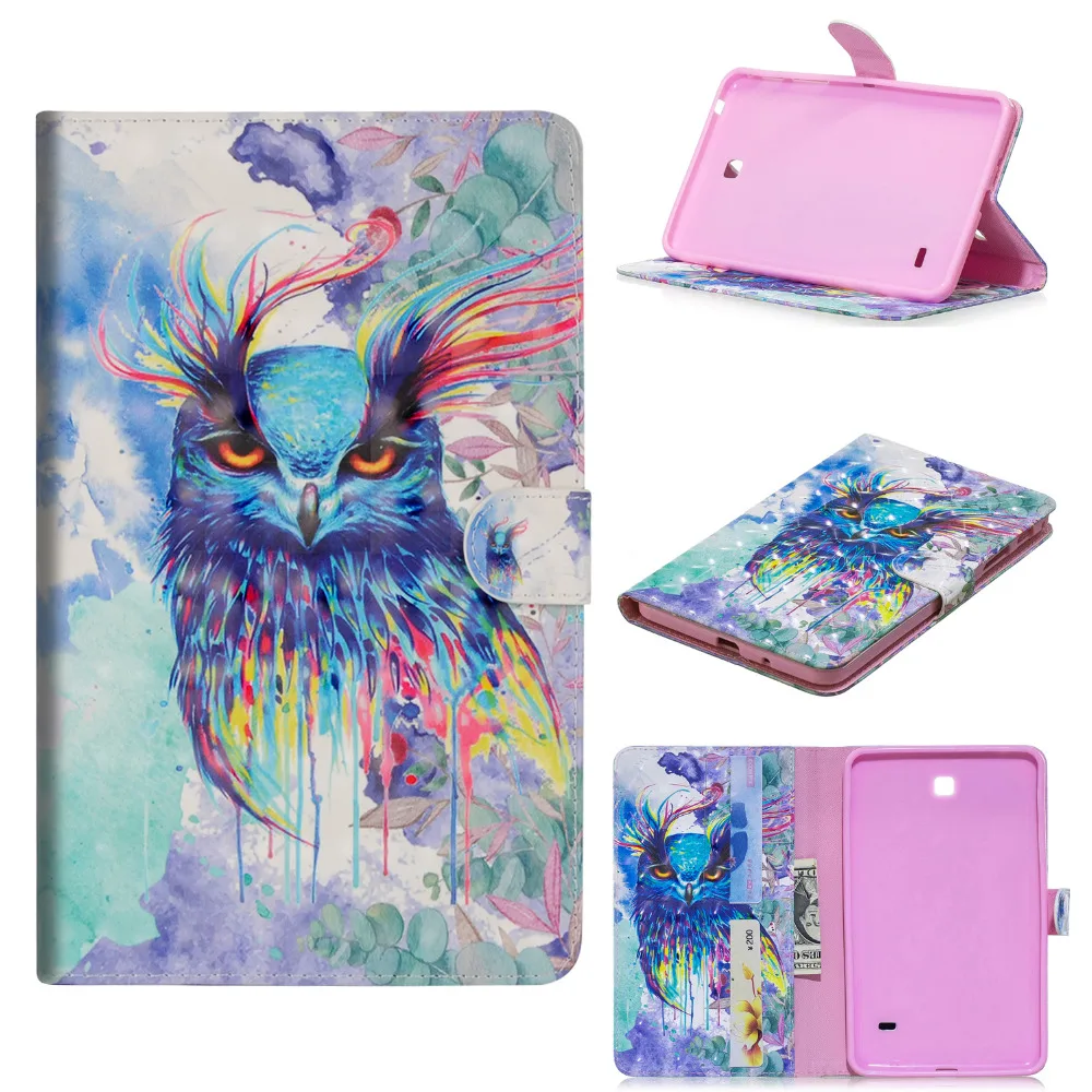 Чехол для Samsung Galaxy Tab 4 7 0 T230 T231 T235 SM + пленка ручка|cover case for blackberry|cover iphone casecover ipod |