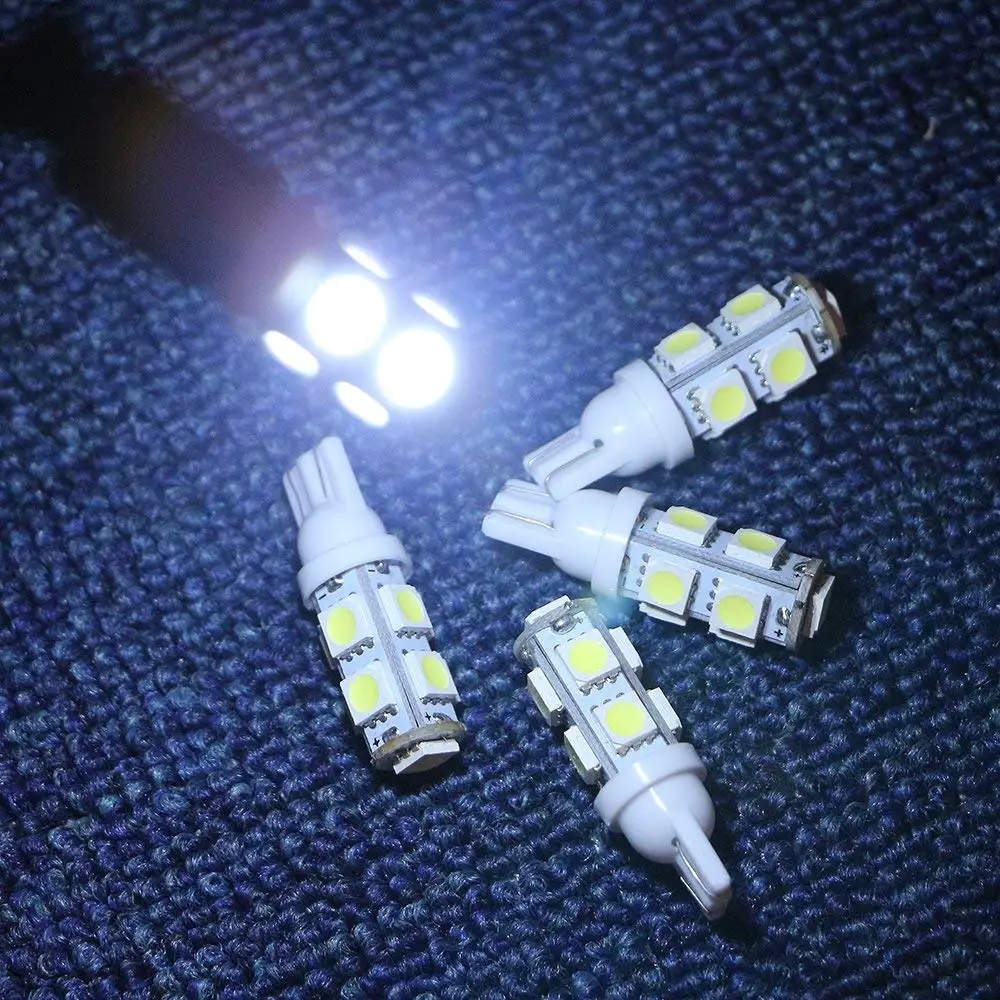 4 шт. светодиодсветодиодный лампы T10 W5W 194 921 9 SMD 9SMD 912 для автомобильных домов на