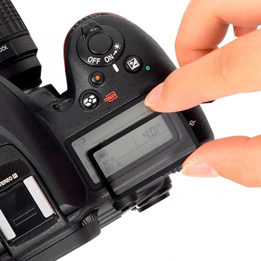 Акриловое верхнее внешнее Защитное стекло для ЖК дисплея камеры Nikon D750 D7500|Защита