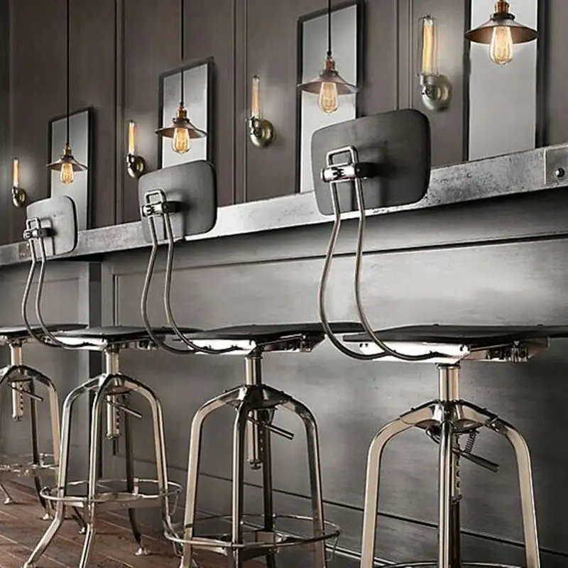 CLAITE Ретро бар стол подвесной светильник покрывает абажуры 220В Американский