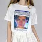 Лидер продаж Tumblr Ulzzang Женская летняя футболка Leonardo di caprio Leo Titanik Cry harajuku Повседневная однотонная винтажная женская модель