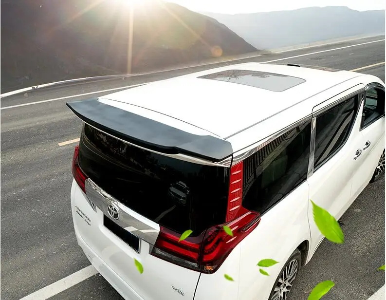 Спойлер на дверь багажника автомобиля из углеродного волокна для 16 17 18 Toyota Alphard 2016