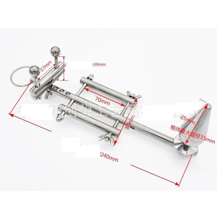 Анальная пробка из нержавеющей стали Пояс верности штаны металлический