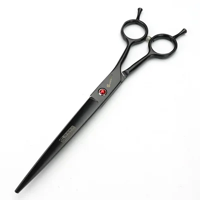 Cutting 7 inch Cat and dog fashion styling tools Pet scissors Professional Barber Tools thinning scissors set - Цвет: Cutting