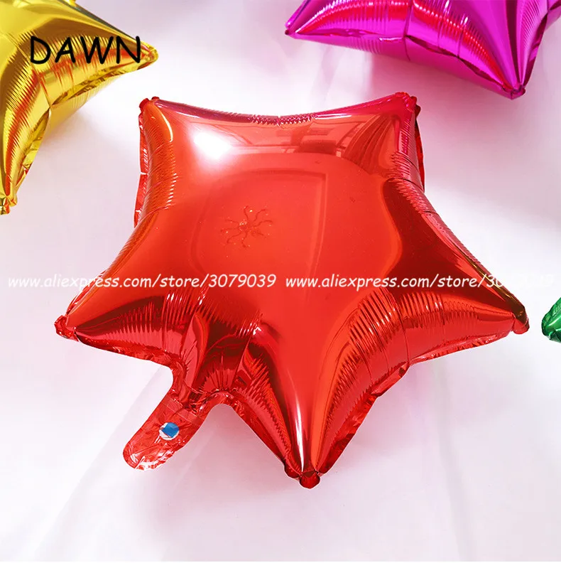 Воздушный шар из фольги с пятиконечными звездами 18 дюймов 1 шт./лот|Воздушные шары
