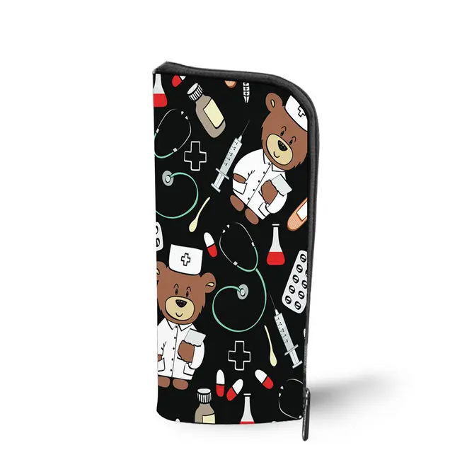 YQ1026D FORUDESIGNS/мультяшный медведь узор с изображением сиделки рюкзак для школьников Набор детских школьных сумок для девочек-подростков школьные сумки - Цвет: YQ1026D