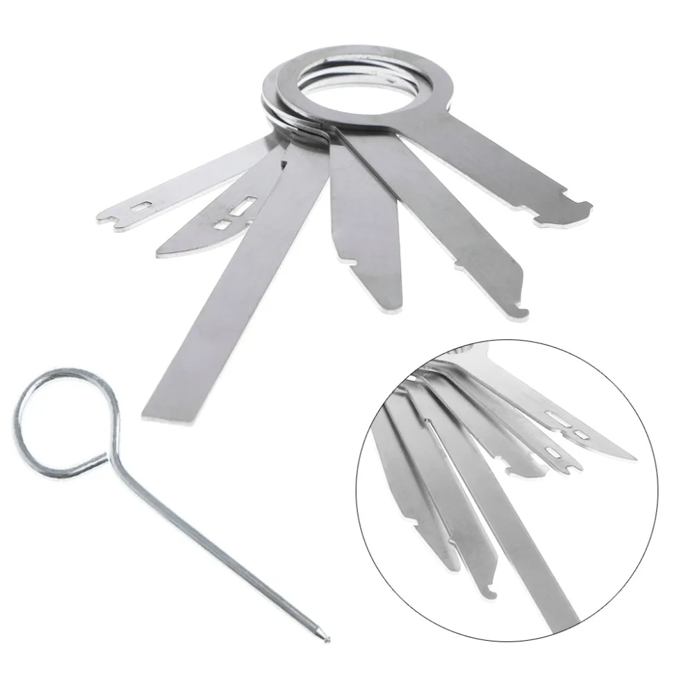 8 шт./компл. автомобильное стерео CD Радио Аудио головное устройство снятие ключа