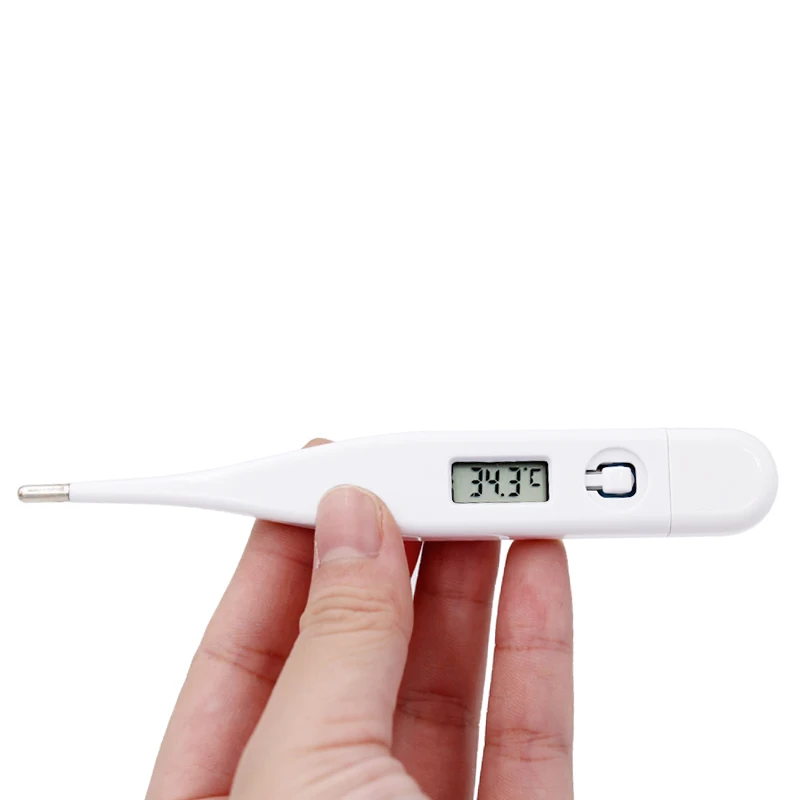 white Baby Health New arrival Baby Nipple Thermometer Pacifier LCD Digital temperature Mouth Safe Health Tester 40%off - Цвет: white