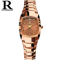 women watch elegant brand famous luxury rose gold quartz watches ladies tungsten steel waterproof wristwatches relogio 2018 gift