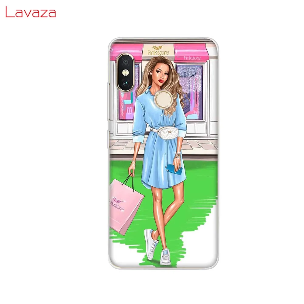 Твердый чехол Lavaza для Xiaomi A2 Mi8 Lite A1 Redmi Note 4X 5 6 Pro с черными и коричневыми волосами