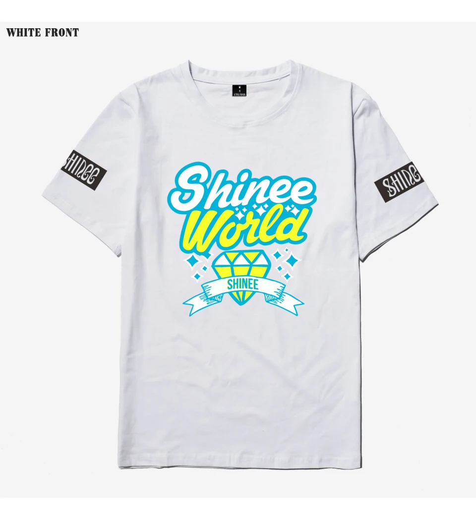 SHINee Kpop короткая футболка женская/мужская футболка женская поклонница K-pop женская футболка Топ имя члена принт Jonghyun R.I.P футболка