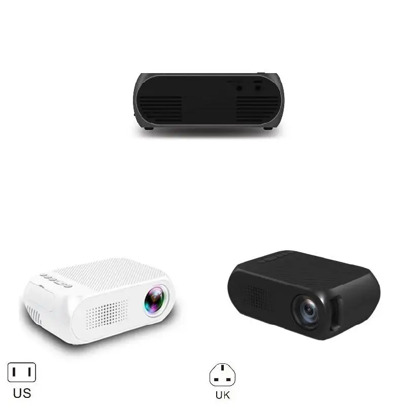 Мини домашний проектор HD 1080P светодиодный мультимедийный для домашнего