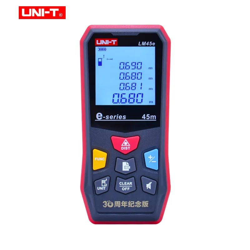 Лазерный дальномер UNI-T LM45e LM60e цифровой лазерный 45 м/60 м с добавлением/вычитанием