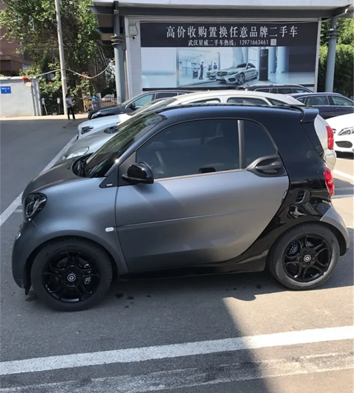 Для Smart fortwo 453 спойлер Carlsson ABS Материал заднее крыло праймер цвет задний спойлер на крышу для Benz Smart fortwo спойлер