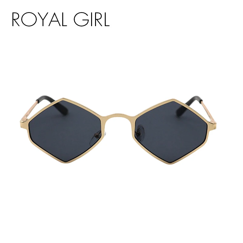 Королевская девушка ромбовидная металлическая оправа для очков женщин 2020 летние