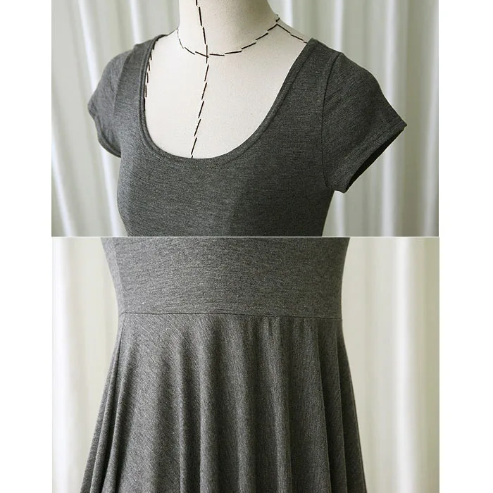 Платья для беременных Одежда женщин с круглым вырезом коротким рукавом 4 цвета