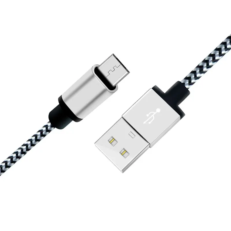 White Кабель Micro USB Vanniso 1 м 2 м 3 м для Xiaomi Redmi кабель USB type-c для samsung Galaxy S8 S9 S10 Plus huawei P30pro USB-C - Color: White