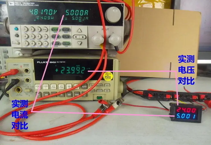 200V 0-50A DC Цифровой светодиодный Вольтметр Амперметр Двойной дисплей Amp Вольт Метр +