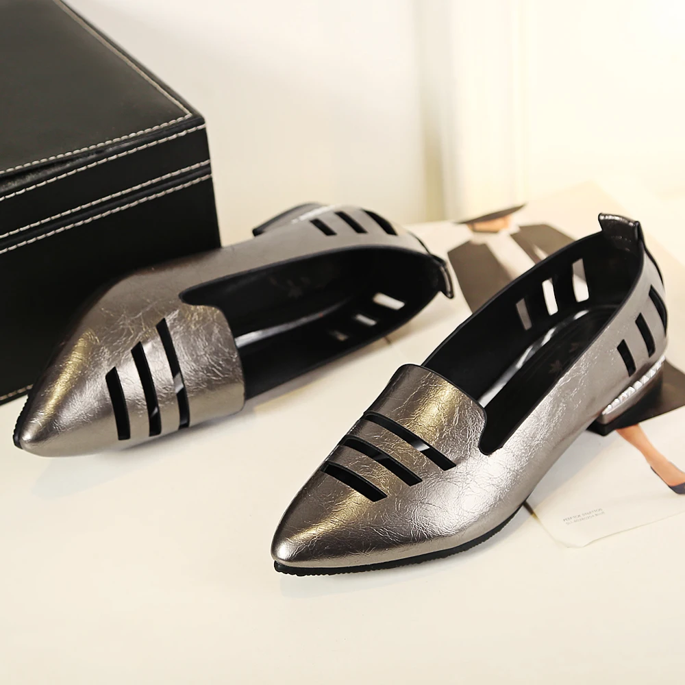 Женские лоферы на плоской подошве FOREADA модные водонепроницаемые Мокасины с