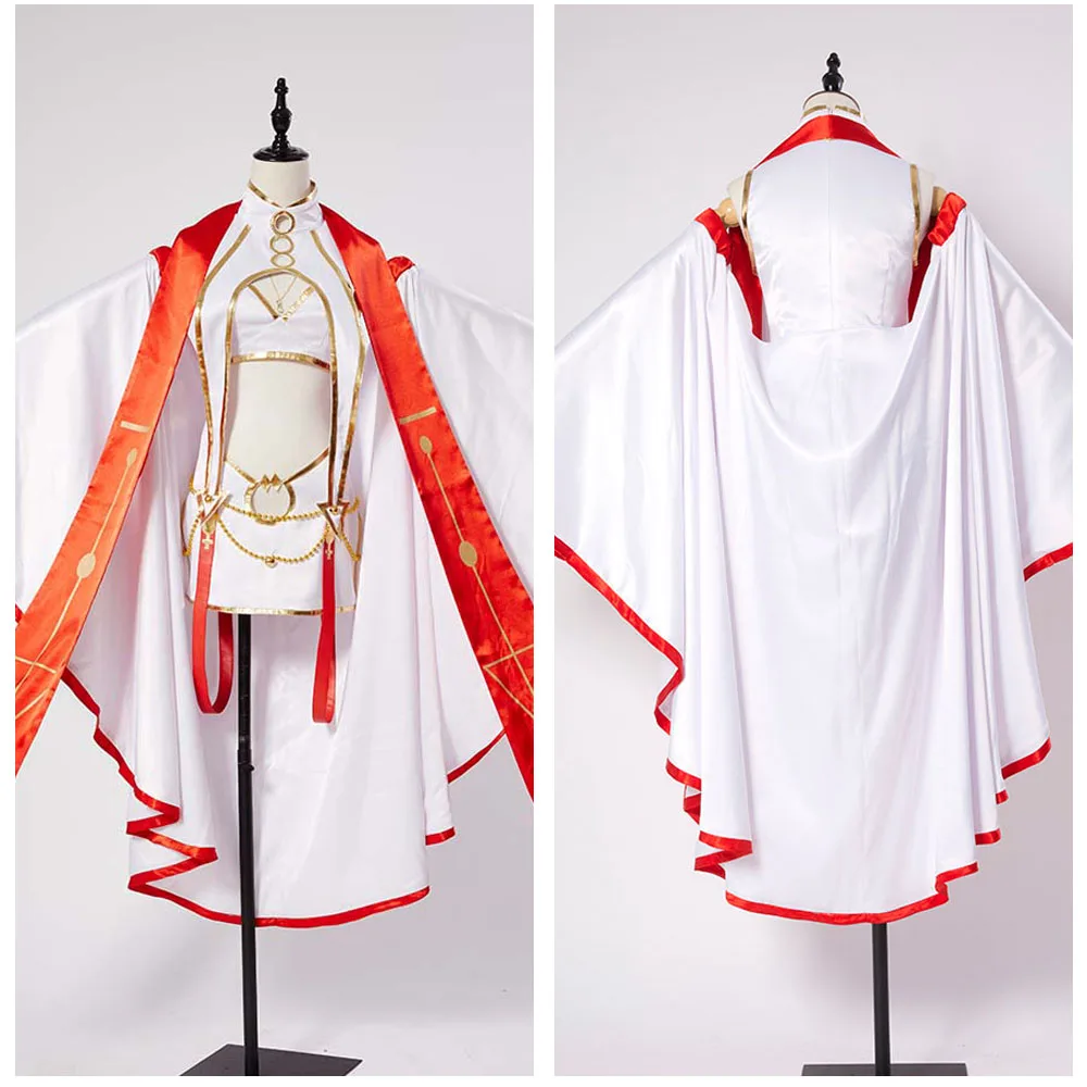 Fate Grand Order Irisviel фон Айнцберн платье небеса Косплей Костюм Полный комплект