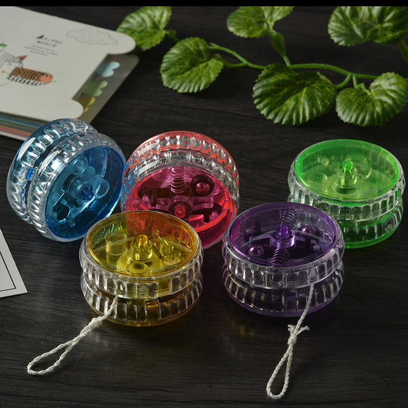 1 шт. Magic Yoyo Ball игрушки для детей красочный пластик легко носить светодиодная