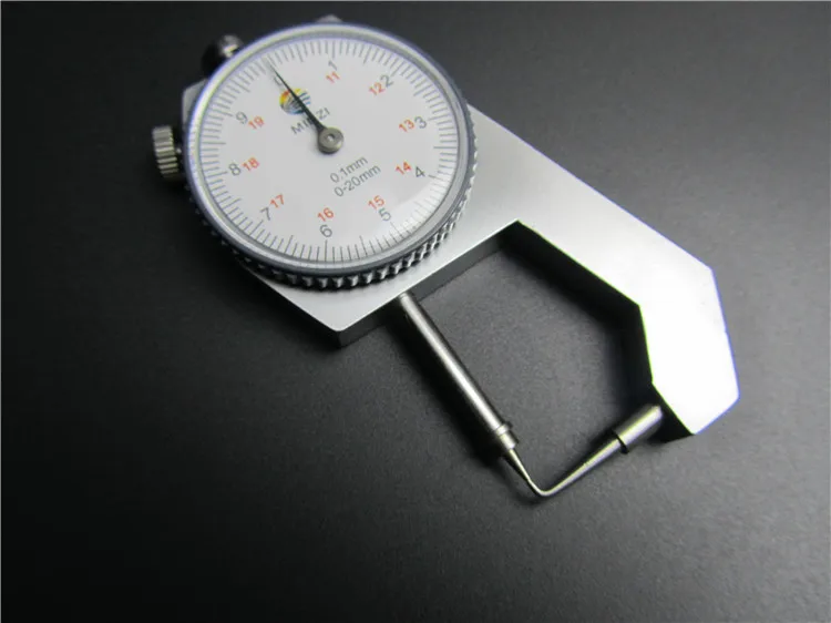 Толщиномер трубы 0 20 мм заостренный циферблат тестер измеритель толщины калибр 2