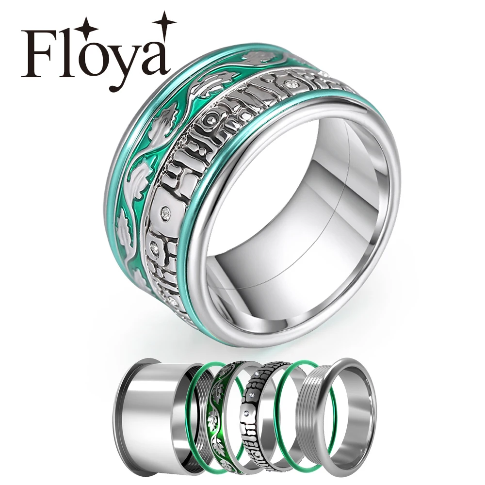 Floya Boho кольца из нержавеющей стали для женщин кольцо меди сменные арктические