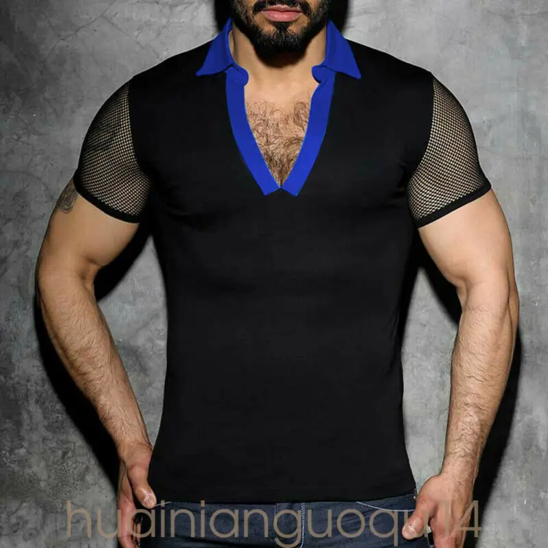 Футболка мужская приталенная с коротким рукавом Спортивная Повседневная