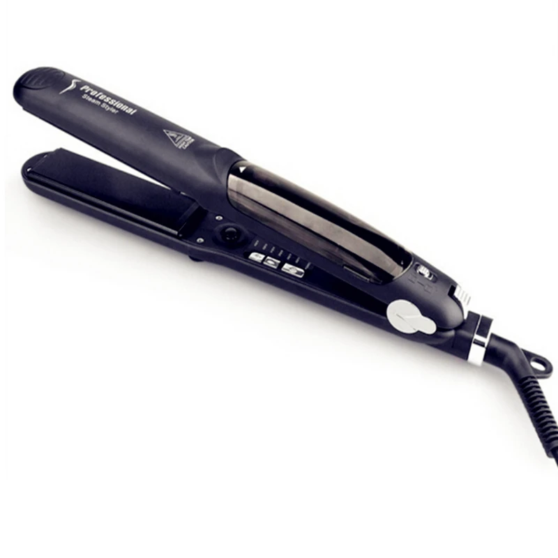 Утюжок с турмалиновым керамическим испарителем и функцией пара|professional hair