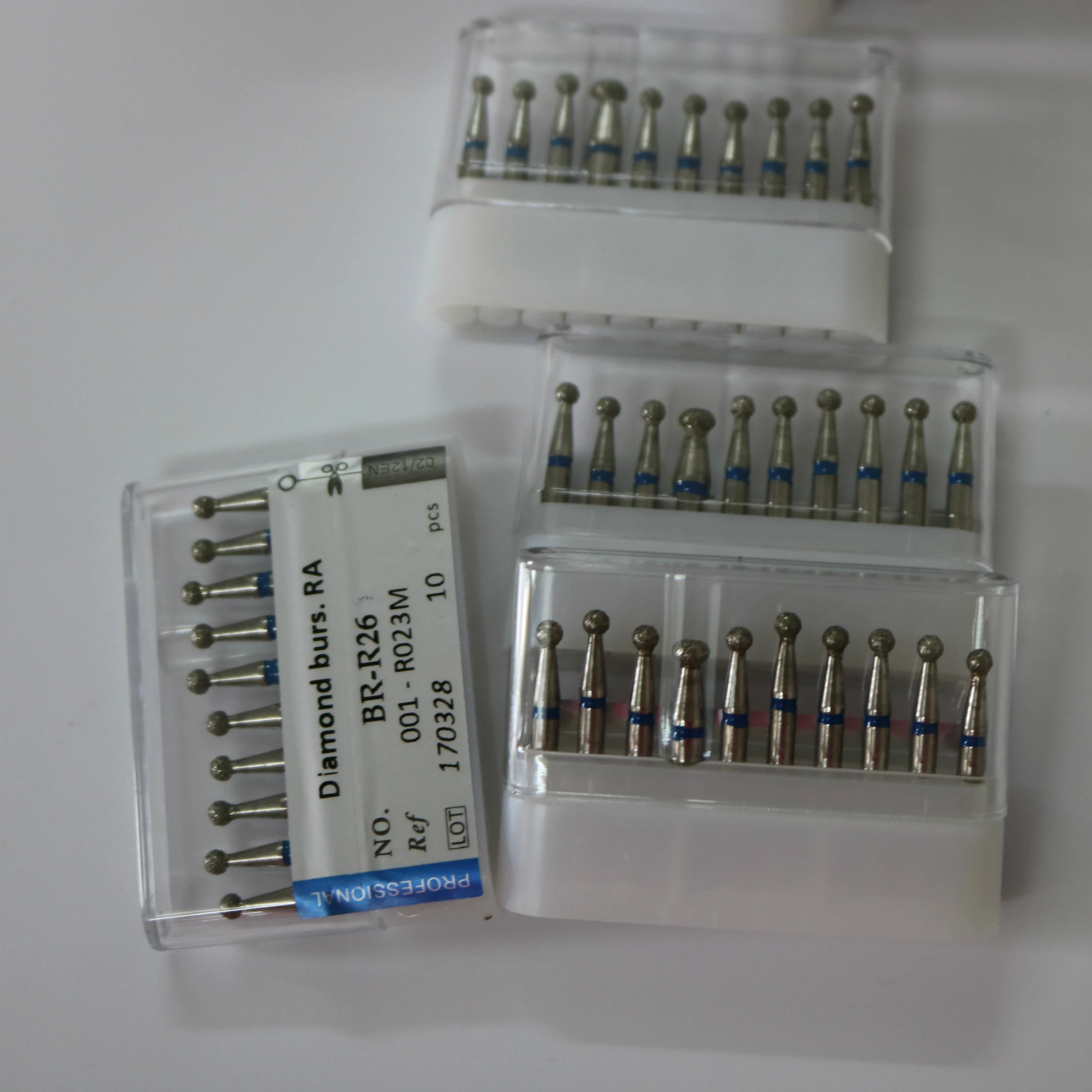 100 шт. стоматологическое лабораторное Инструменты Набор алмазных боров для