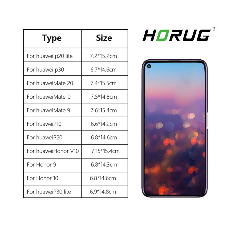 HORUG закаленное стекло для Huaiwei P20 Lite P30 Защитная пленка экрана huawei Pro P10 mate 20 10 9 Honor V10