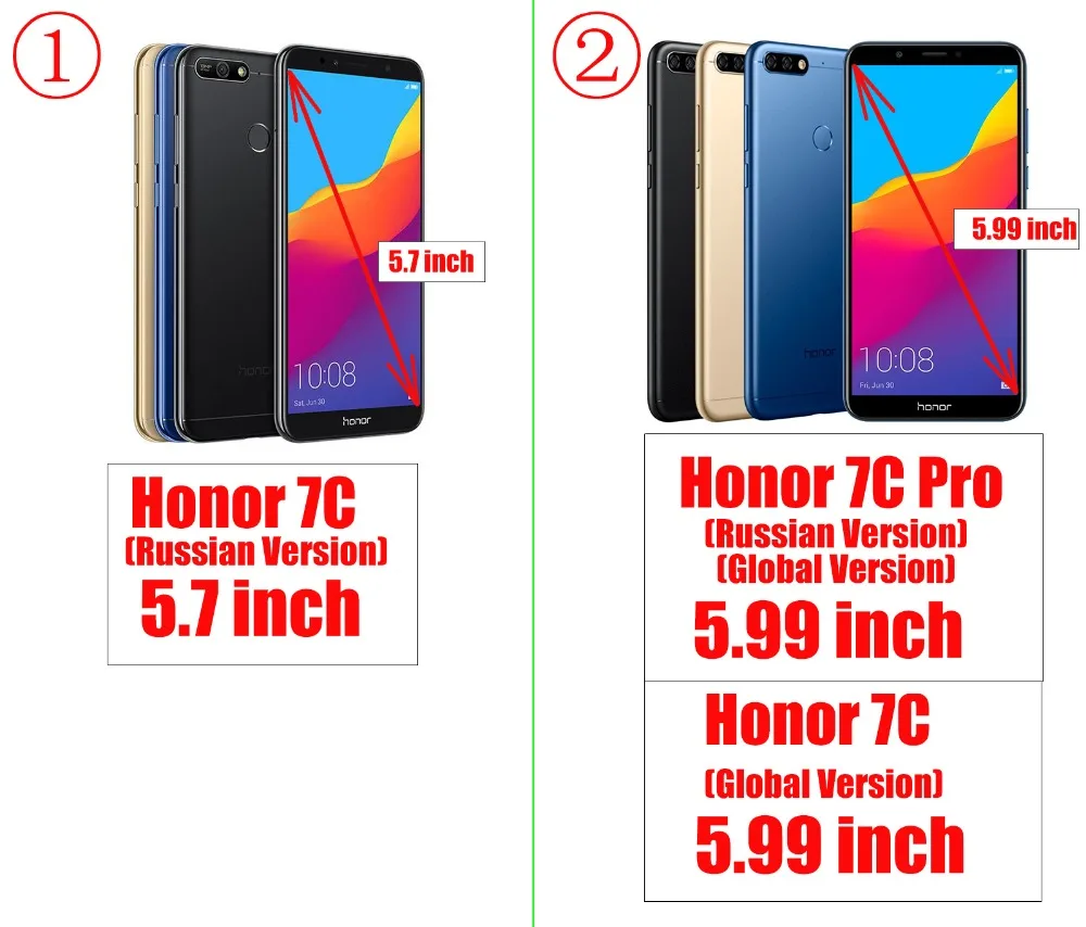 Бренд Tobocloo для huawei Honor 7X 7A 7C 8 9 LITE 10 PRO 6A 6X 6C P, умный чехол, жесткий защитный тонкий чехол из поликарбоната