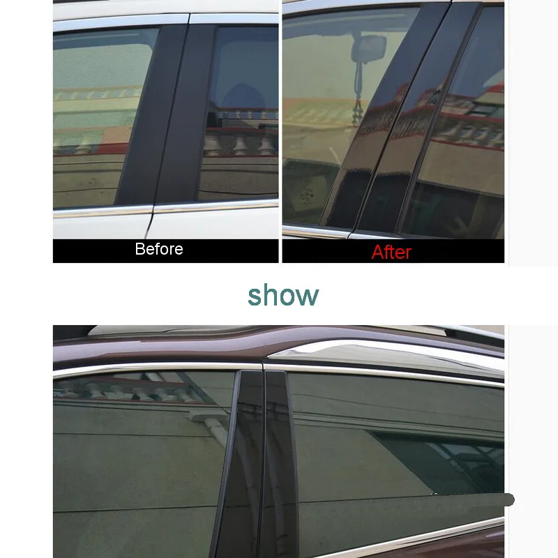 6 шт. DIY Автомобильный Стайлинг новый ПК два стиля колонна декоративная