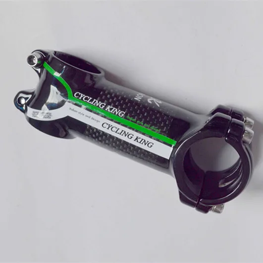 green Cyclingking стиль велосипедные принадлежности из углеродного волокна для шоссейного велосипеда MTB зеленый красный синий 3 k отделка 31,8*60-120 мм части велосипеда - Цвет: green