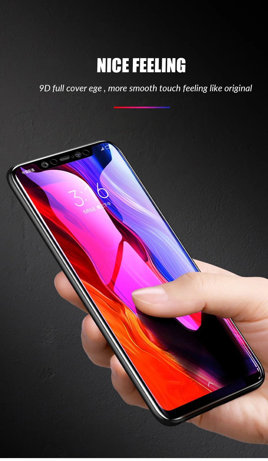 9D изогнутое закаленное стекло для Xiaomi mi 8 mi 8 A2 Lite защита экрана полное покрытие Защитное стекло для Xiaomi mi 8 A2 Lite Pro SE