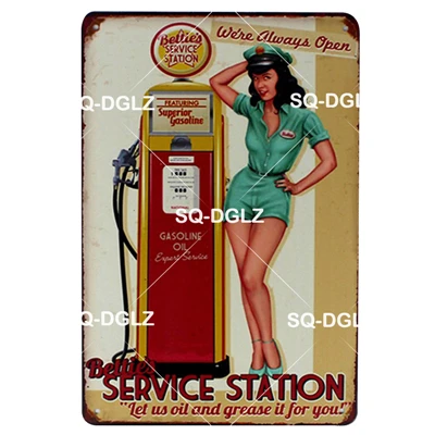 [SQ-DGLZ] мышцы автомобиля Жестяная Табличка на гараж Настенный декор "Garage Rules" Изделия из металла "Garage Rules" алмазов картина таблички плакат