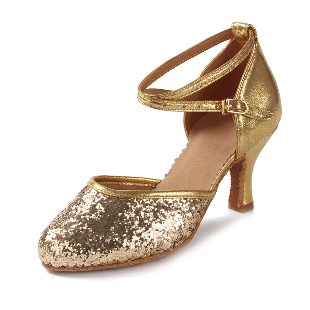 Новое поступление Женская обувь для взрослых Бальные туфли латинских танцев