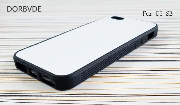 2D чехол, сублимационная печать TPU+ PC резиновые DIY Стиль задняя крышка для iphone 4 5 6 7 8 Fundas с алюминиевыми вставками Coque 100 шт