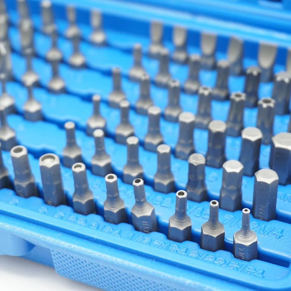 

99pcs/set Professional Bits Set Sturdy CR-V Screwdriver Head Set Torx Hex Bit Set with Case