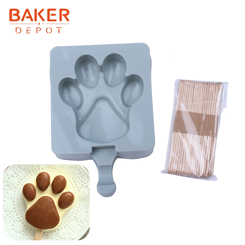 BAKER DEPOT Силиконовое мороженое для детей конфеты бар инструмент поп лоток